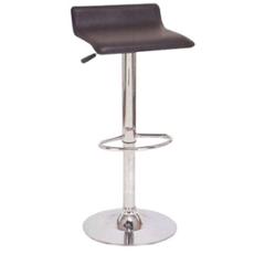 Divano Modular Leatherette Black Adjustable Bar Stool, DMB27