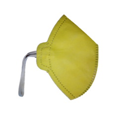 Siddhivinayak Yellow Non-Woven Face Mask (Pack of 100)