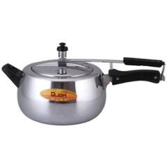 Quba 5 Litre Silver Contura Induction Base Pressure Cooker
