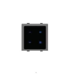Polycab Levana 2 Module Magnesium Grey 4 IR Touch Screen Switch, SLV1400102