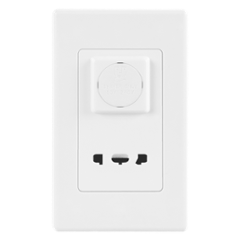 Havells White Shaver Socket, AHFKEXW162
