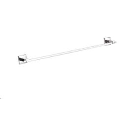 Visko Portia VB-1002 Brass 24 Inch Silver Chrome Finish Long Towel Bar