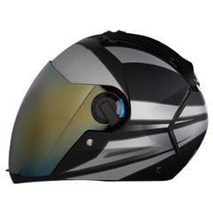 Steelbird Air SBA-2 Matt Black Full Face Helmet, Size: 580 mm