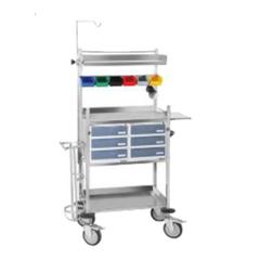 PHI Stainless Steel Crash Cart, FC-9007