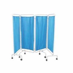 PHI CRC & Mild Steel 4-Fold Bedside Screen, FC-5004