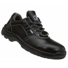 Allen Cooper AC-1267 Antistatic Steel Toe Black Safety Shoes, Size: 6