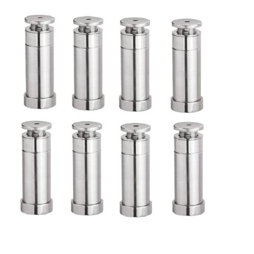 Nixnine Stainless Steel Heavy Duty Magnetic Door Stopper Ss 202 3in 8ps Pack Of 8