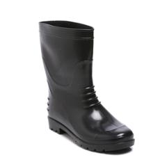 Agarson Bahubali High Ankle Black Gum Boots, Size: 7