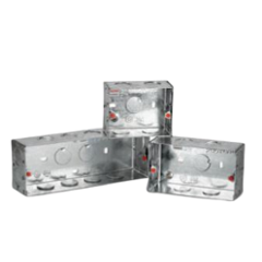 Polycab Levana 1-2 Module Concealed Metal Box, SMB0100073