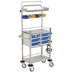 Wellton Healthcare Stainless Steel Crash Cart, WH-127