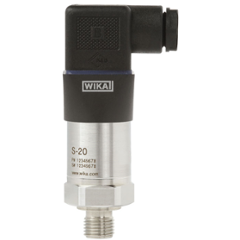 Wika S-20 Pressure Transmitter, Range: -1 to 0 bar