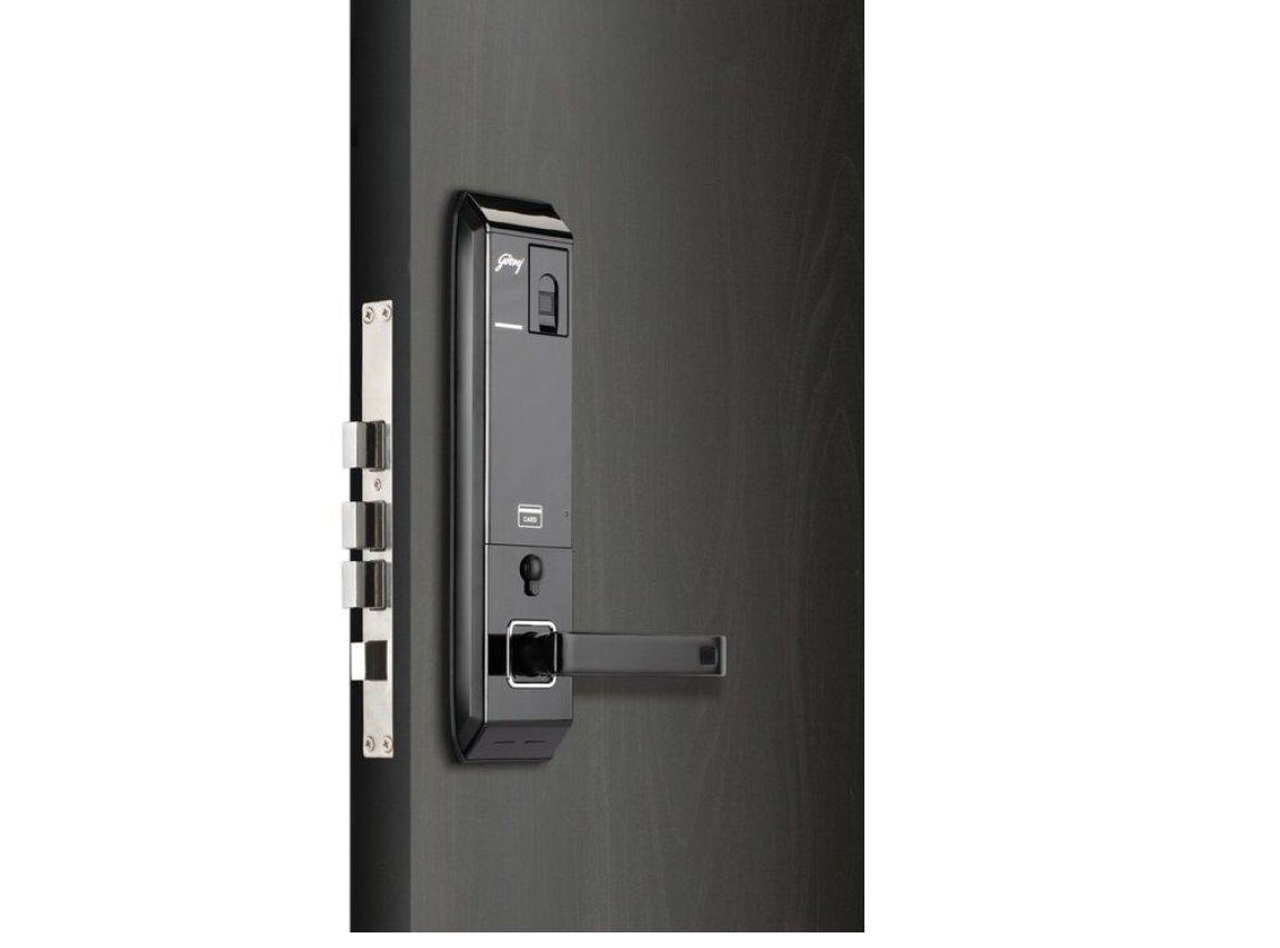 Buy Godrej Black Finish Smart Biometric Advantis Door Lock 4967