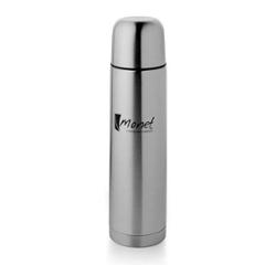 Monet Aquakool 1000ml Silver Stainless Steel Single Wall Bottle