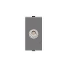 Polycab Levana Magnesium Grey TV Co-Axial Socket, SLV0400502