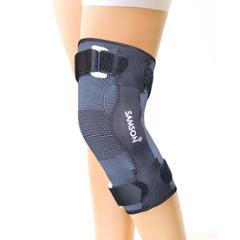 Samson Deluxe NE-0610 Black Hinged Knee Cap, Size: XL