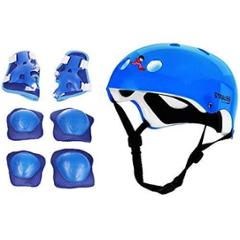 Strauss 7 Pcs Blue PP & PE Protective Gear Set for Kids, ST-1390