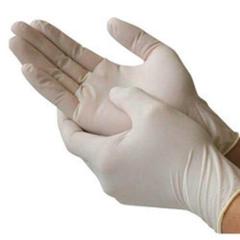 Stoe 10 inch Cream Latex Rubber Examination Gloves (Pack of 100)