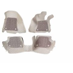 Komfort 3 Pieces 7D Beige Foot Mat Set for Maruti Suzuki Dzire 2018