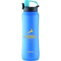 Haers 750ml Stainless Steel Blue Vacuum Sports Bottle, HD-750-30-BLU