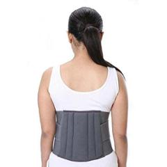 Witzion Small Lumbo Sacral Grey Back Support Belt, WI-16-Grey-S