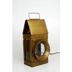 Tucasa Vintage Table Lamp with Antique Brass Shade, AT-07