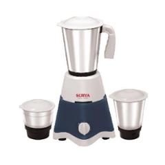 Surya Super 500W Stainless Steel Mixer Grinder with 3 Jars