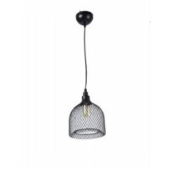 Tucasa Iron Bottle Cap Shaped Pendent Light with Black Shade, HG-32