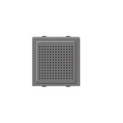 Polycab Levana 230V 2 Module Magnesium Grey Electronic Buzzer, SLV0300702
