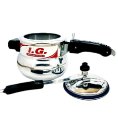IG 5L Silver Aluminium Pressure Cooker