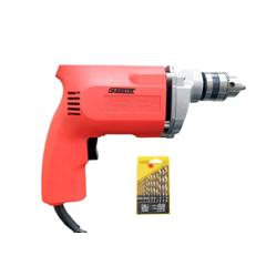 Cheston 10mm 350W Powerful Drill Machine with 13 Pieces HSS Bits