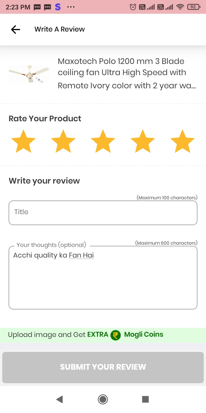Customer Review Image