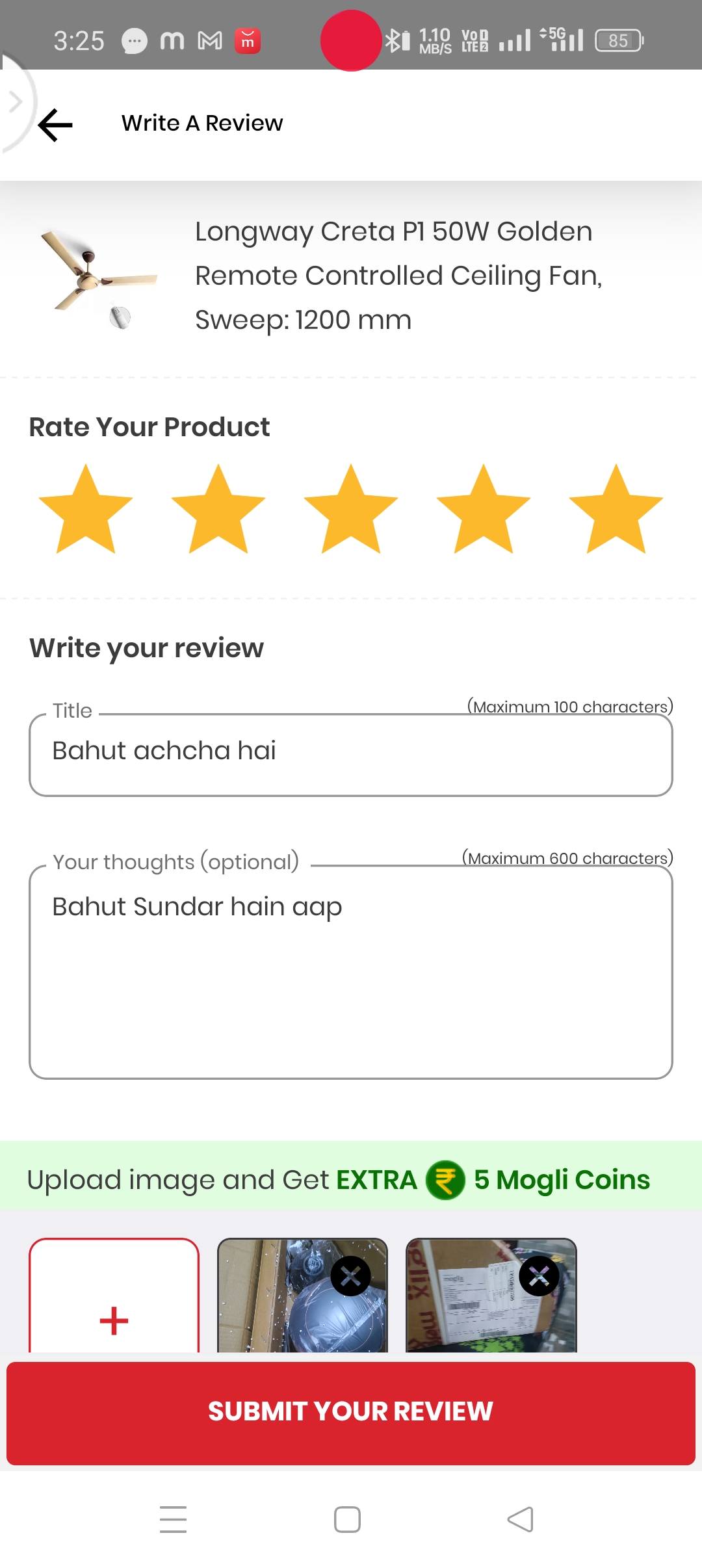 Customer Review Image